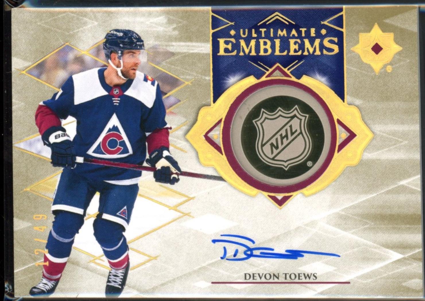 Devon Toews [Gold] #UE-DT