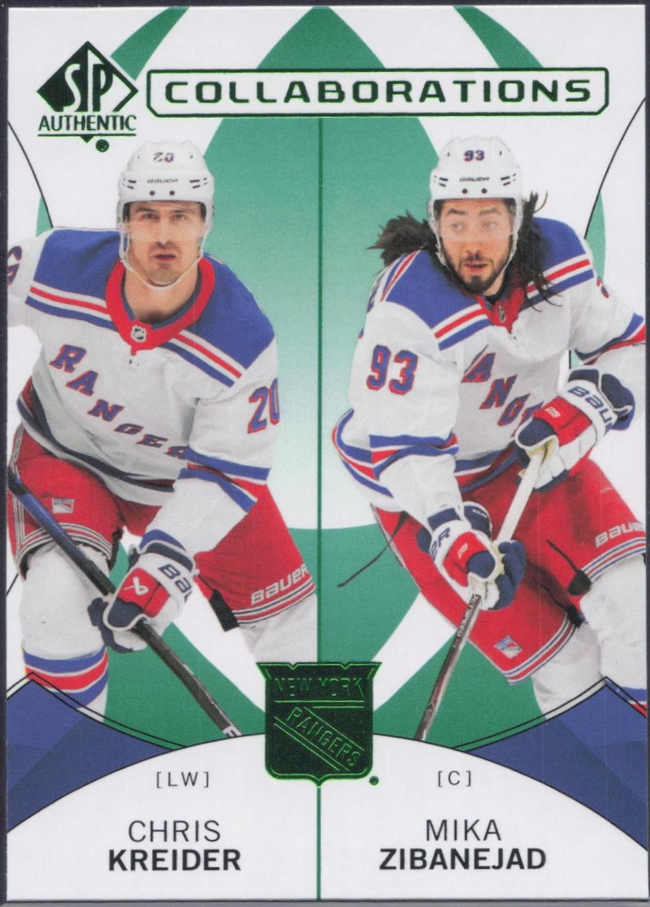 Chris Kreider/Mika Zibanejad [Green] #C-19