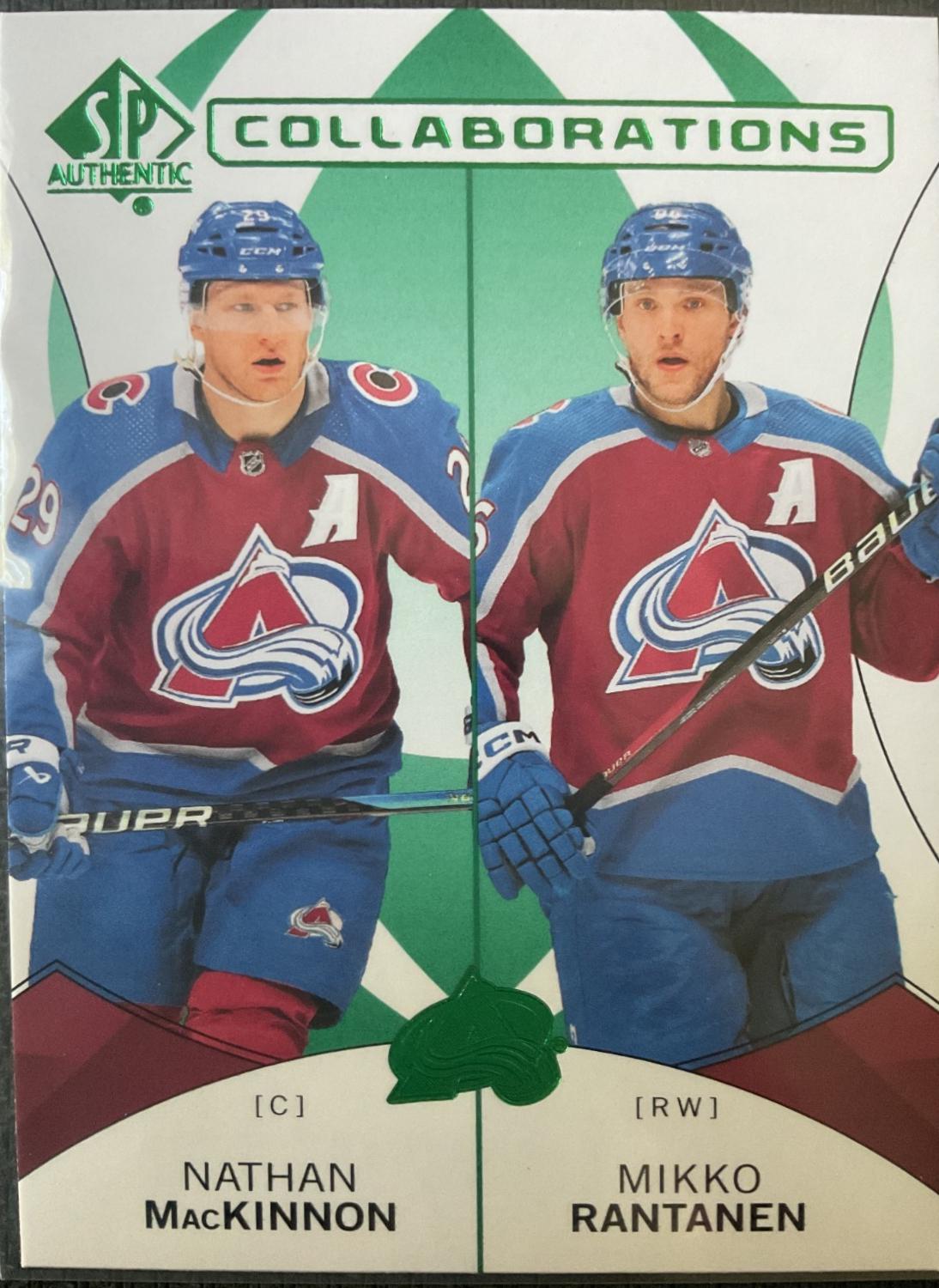 Nathan MacKinnon/Mikko Rantanen [Green] #C-3