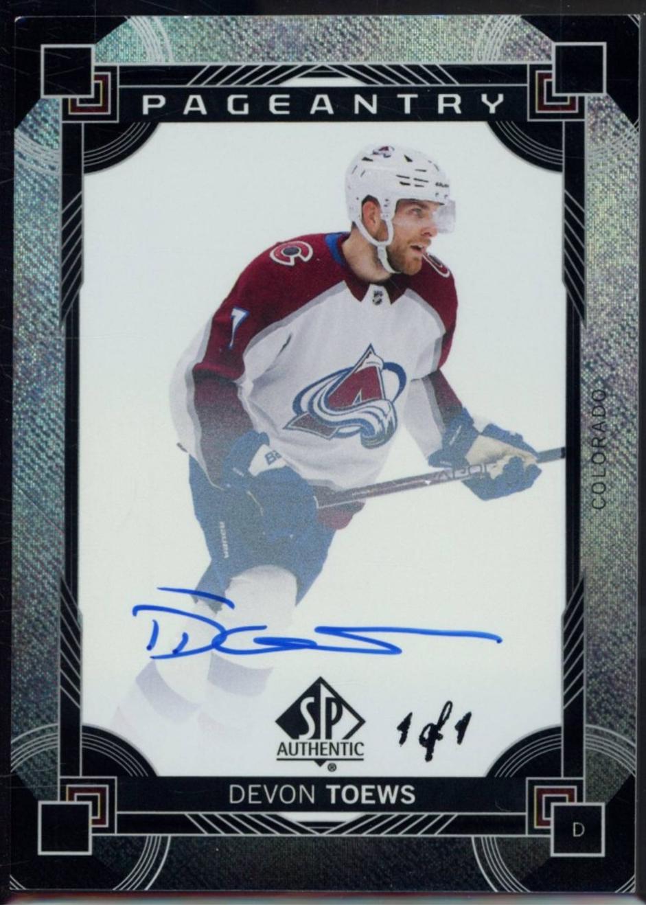 Devon Toews [Black] #P-29