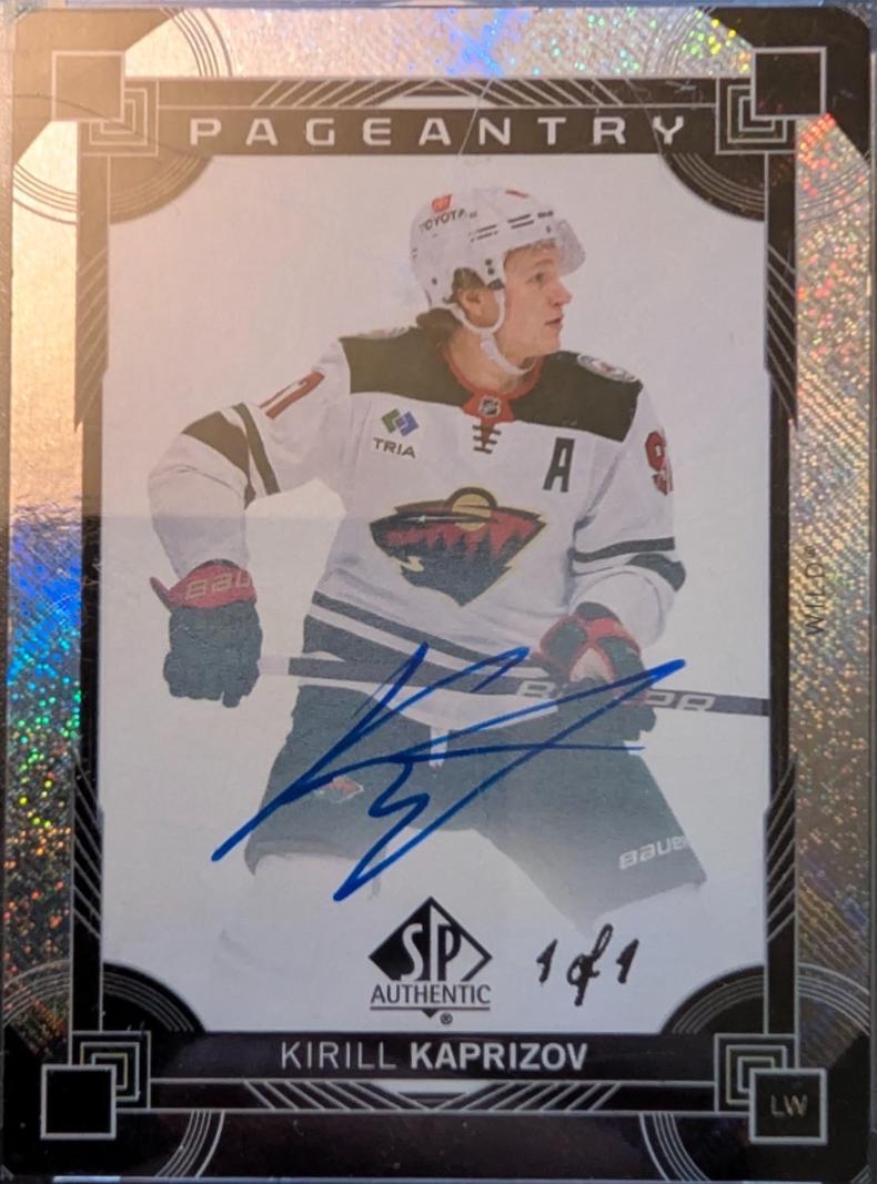 Kirill Kaprizov [Black] #P-47