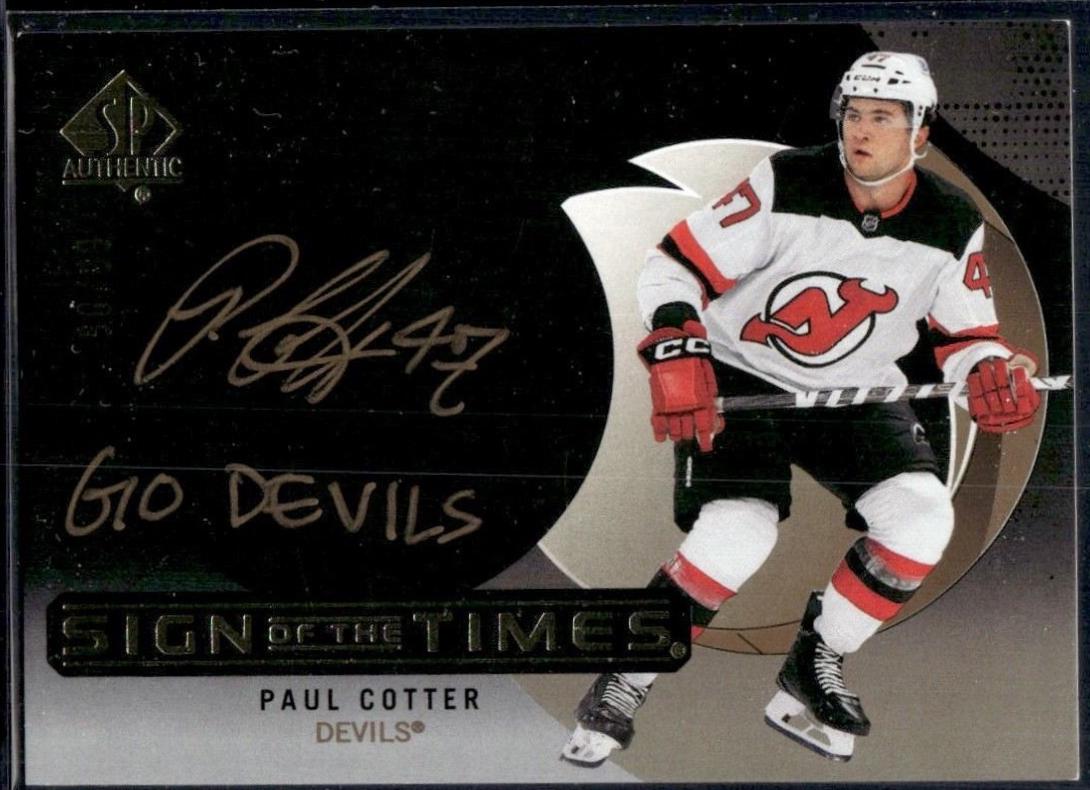 Paul Cotter Go Devils [Black] #SOTT-PC