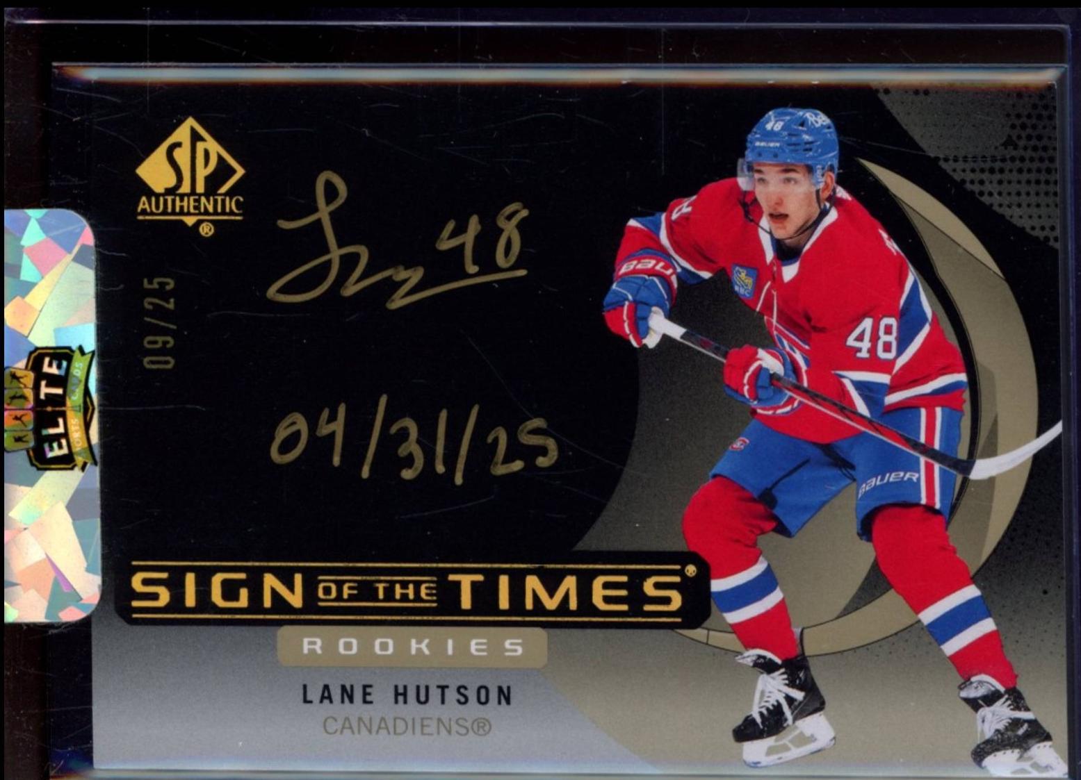 Lane Hutson [Black] #SOTTR-LH