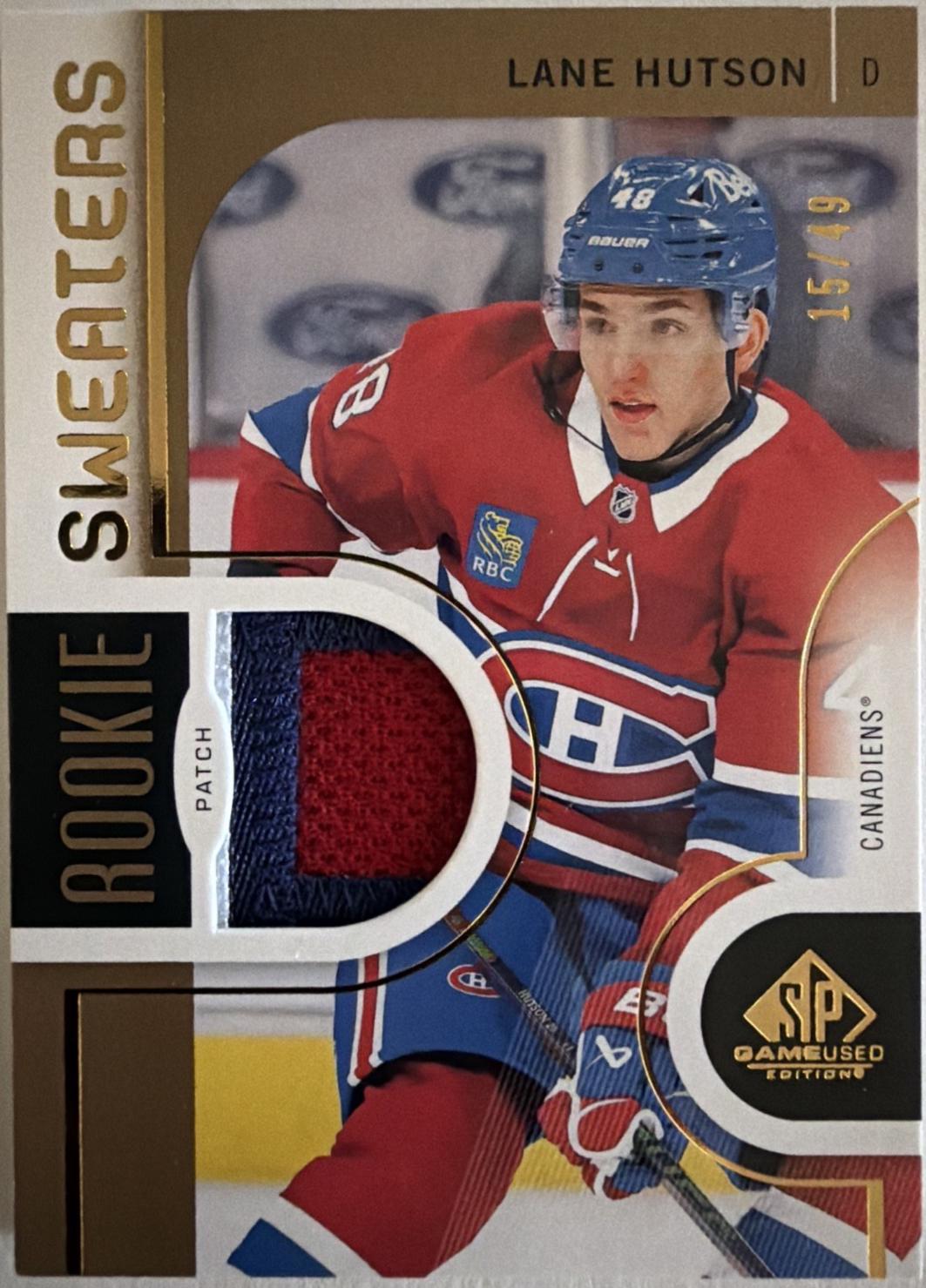 Lane Hutson [Patch] #RS-LH