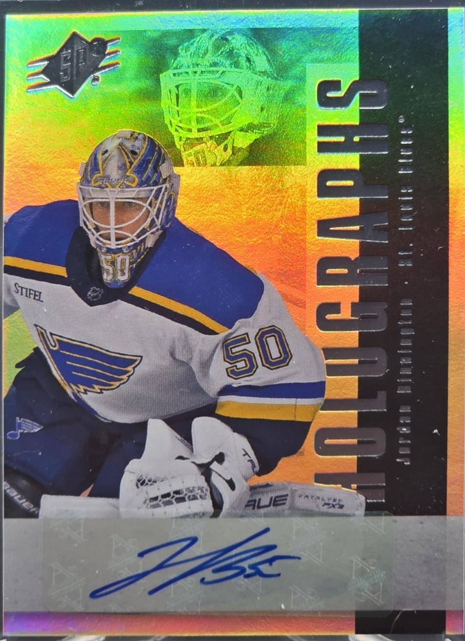 Jordan Binnington [Gold] #HOLO-JB
