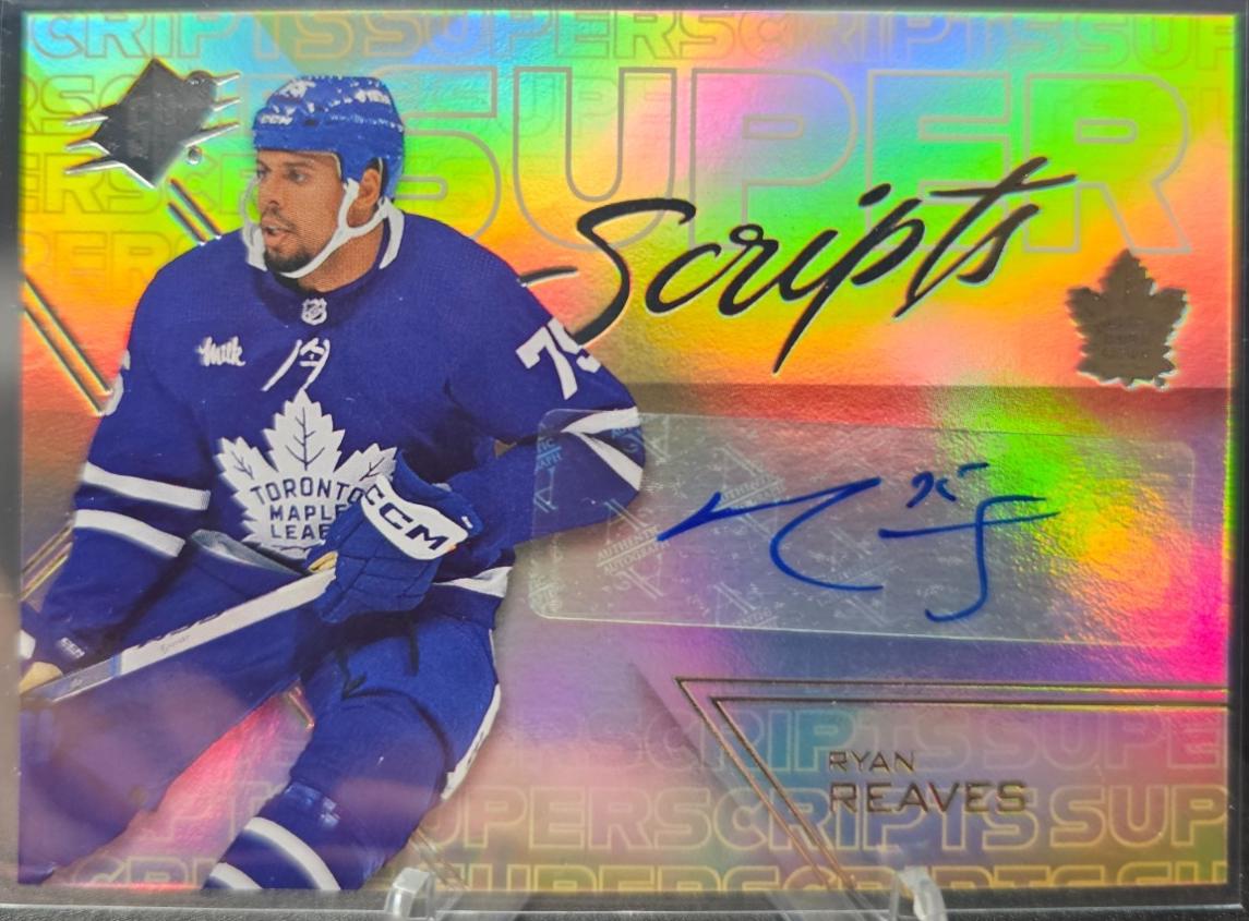 Ryan Reaves [Gold] #SS-RR