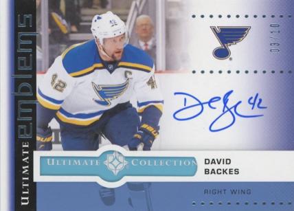David Backes [Platinum] #UE-DB