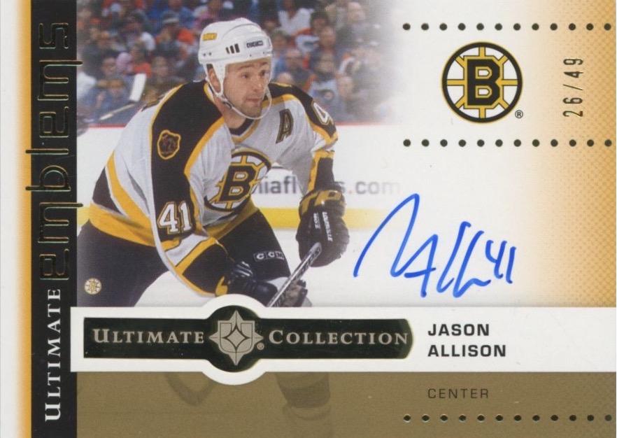 Jason Allison [Gold] #UE-JA