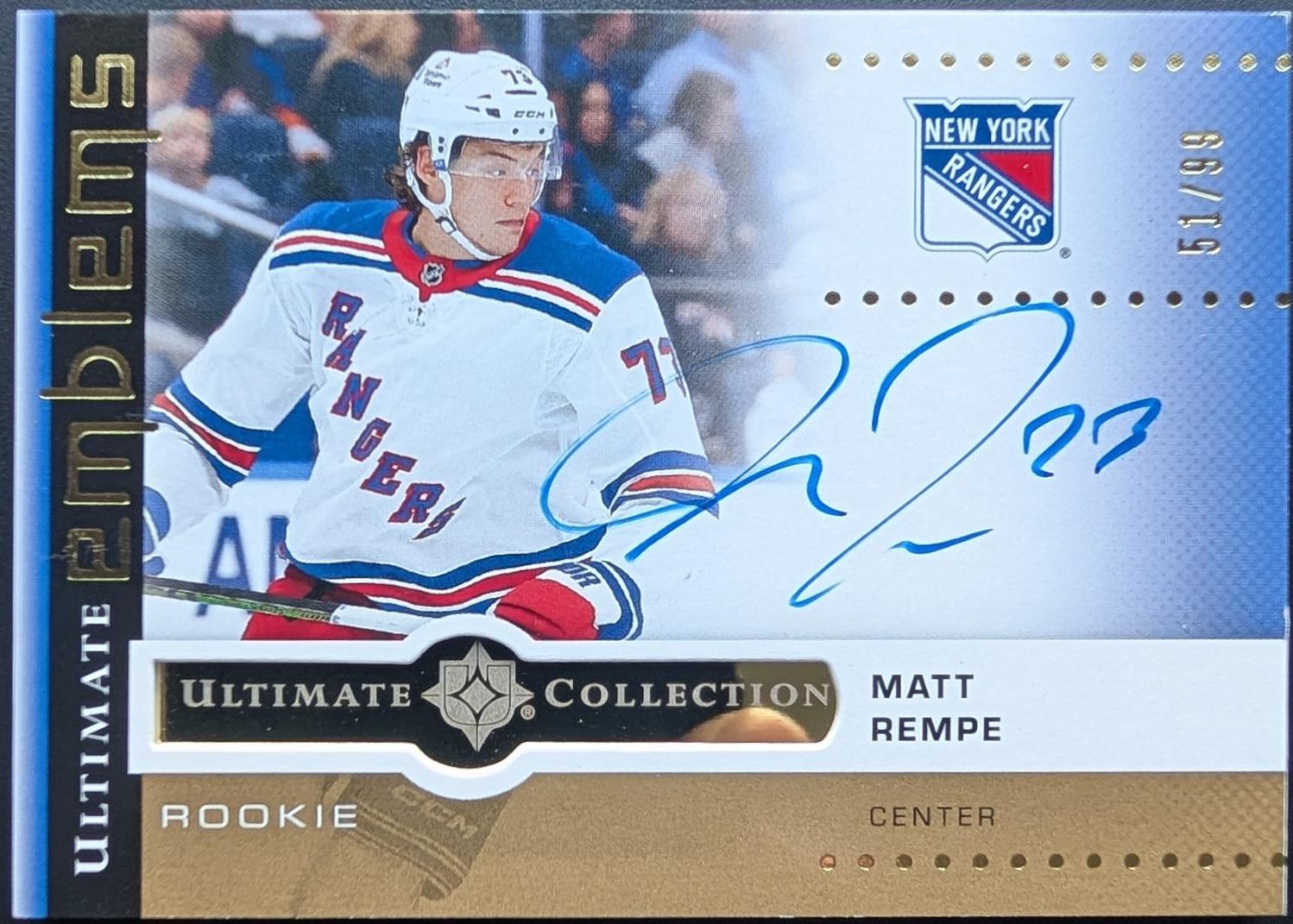 Matt Rempe [Gold] #UER-MR