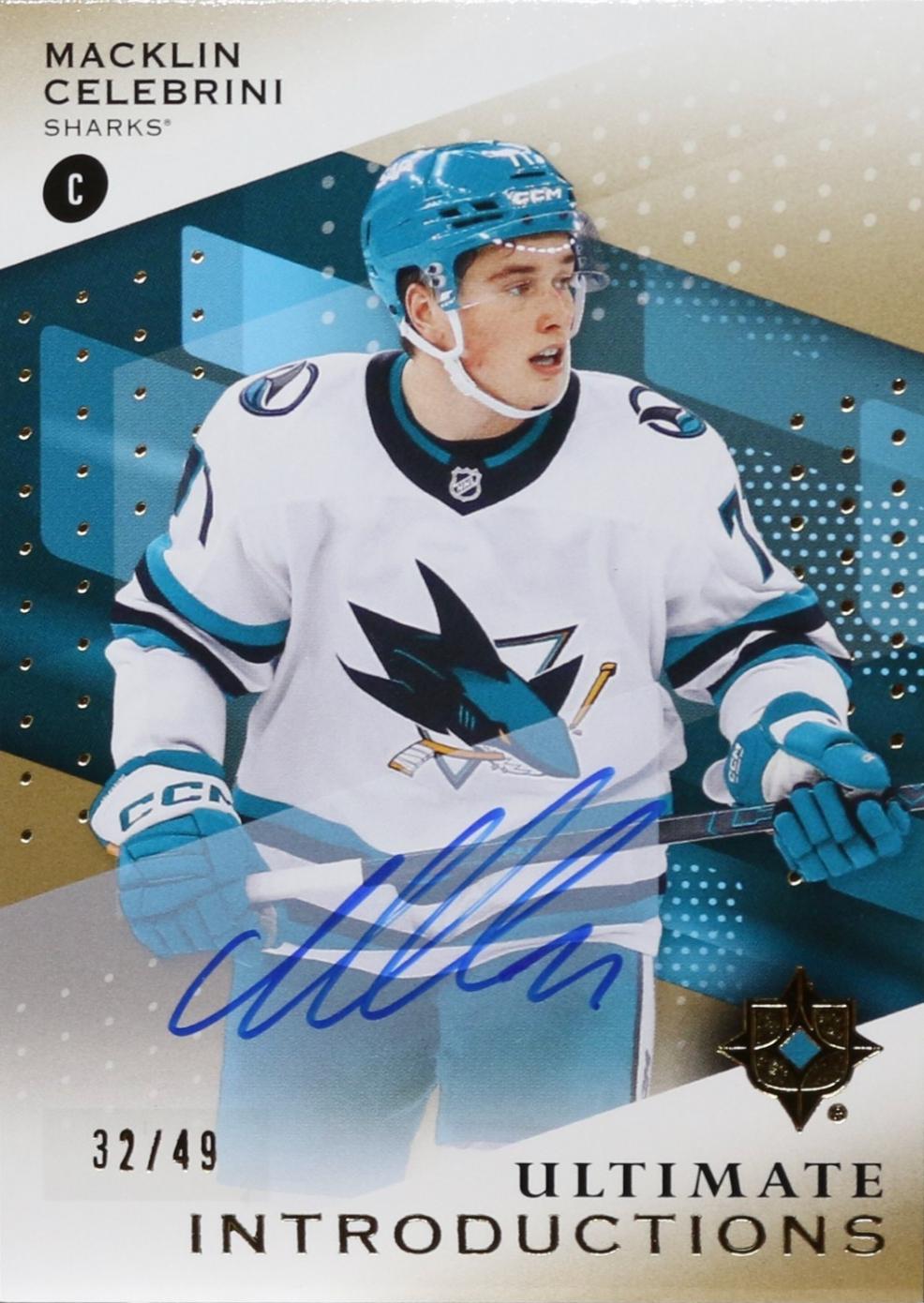 Macklin Celebrini [Gold] #UI-CE