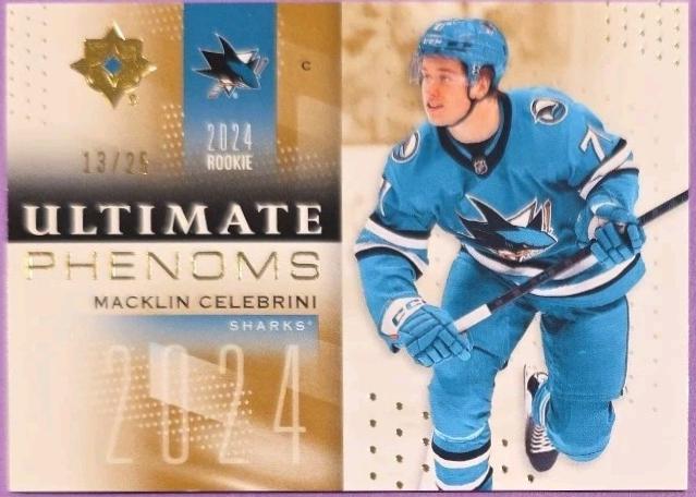 Macklin Celebrini [Gold] #UP-MC