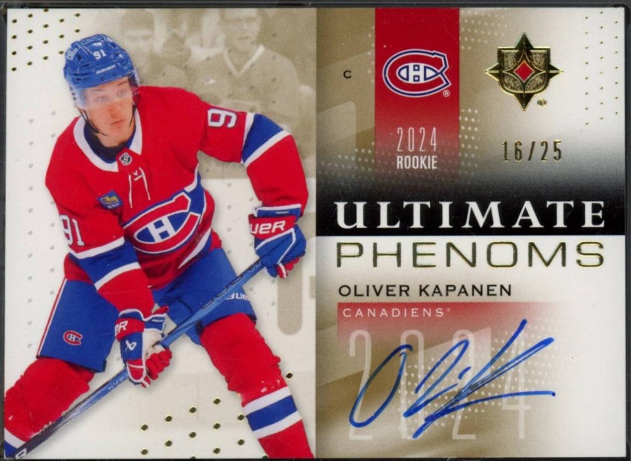 Oliver Kapanen [Gold] #UP-OK