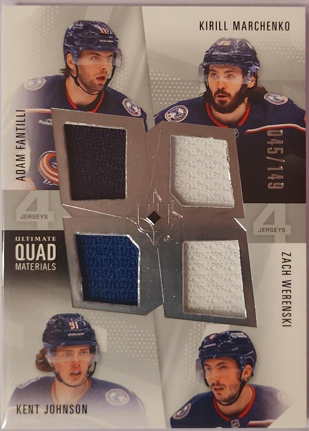 Adam Fantilli / Kirill Marchenko / Kent Johnson / Zach Werenski #QM-FMJW