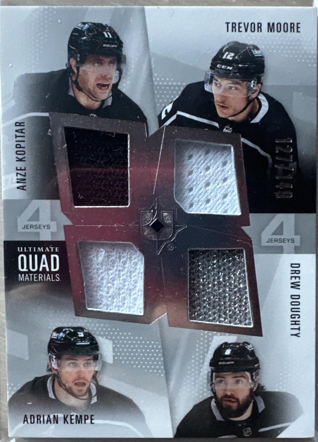 Anze Kopitar / Trevor Moore / Adrian Kempe / Drew Doughty [Patch] #QM-KMKD