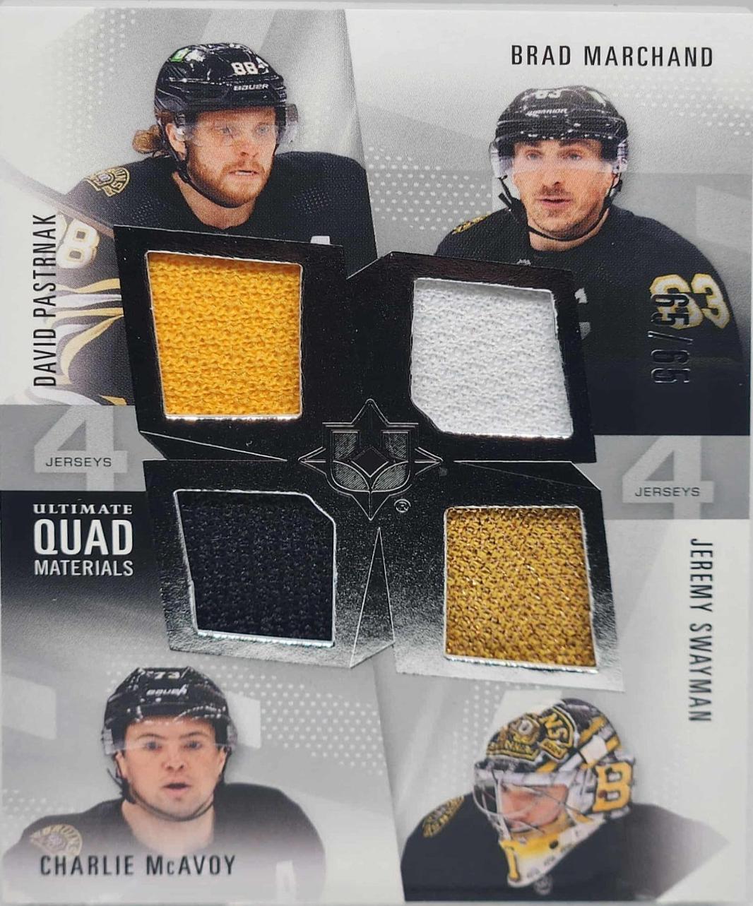 David Pastrnak / Brad Marchand / Charlie McAvoy / Jeremy Swayman #QM-PMMS