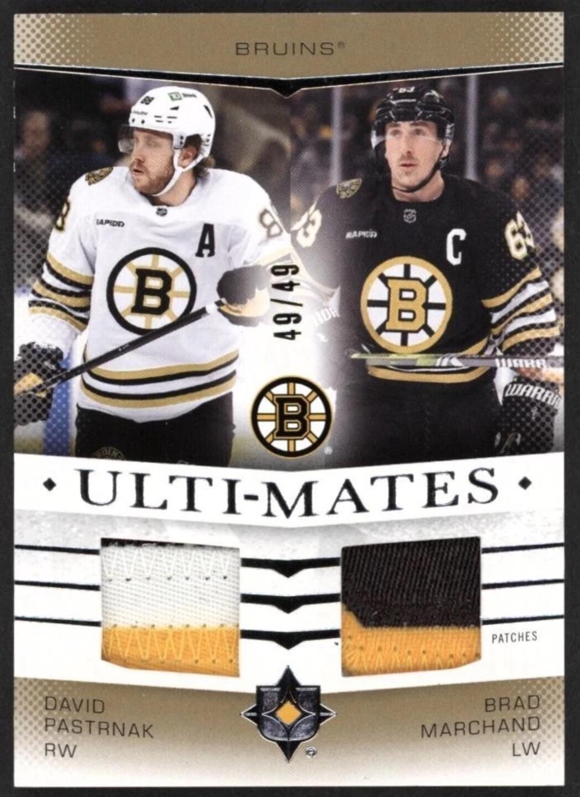 David Pastrnak / Brad Marchand [Patch] #UTM-MP