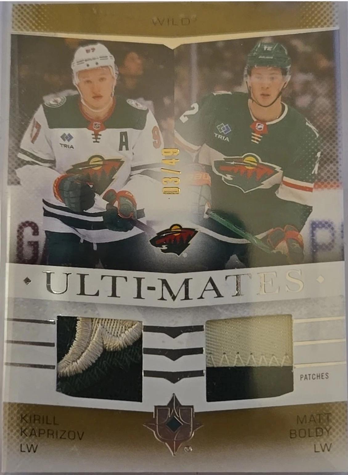 Kirill Kaprizov / Matt Boldy [Patch] #UTM-BK