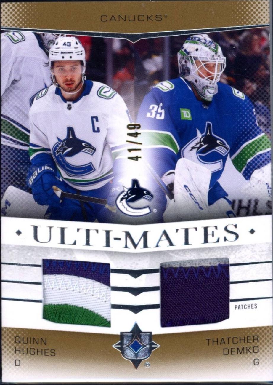 Quinn Hughes / Thatcher Demko [Patch] #UTM-DH