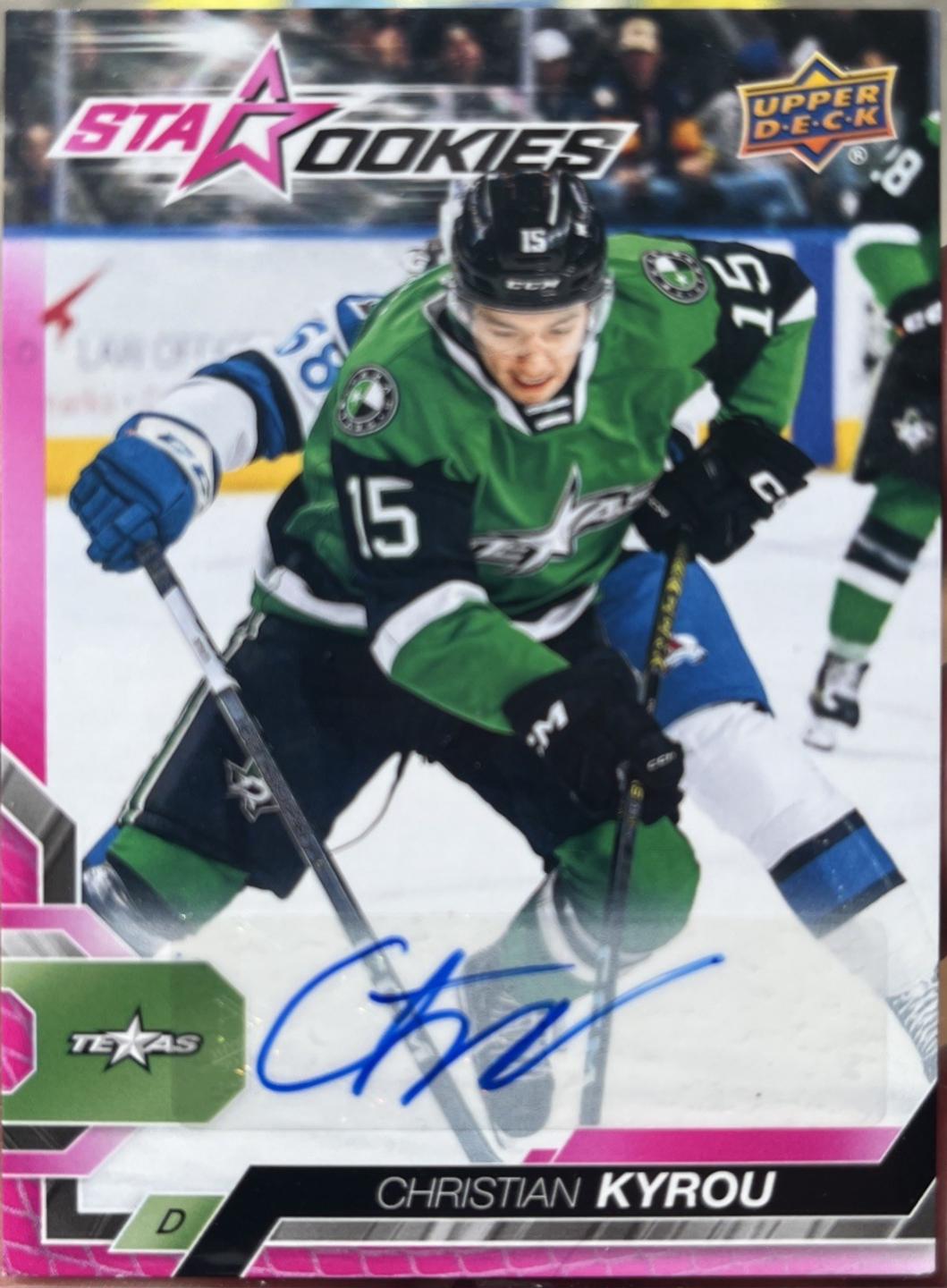Christian Kyrou [Autograph] #142