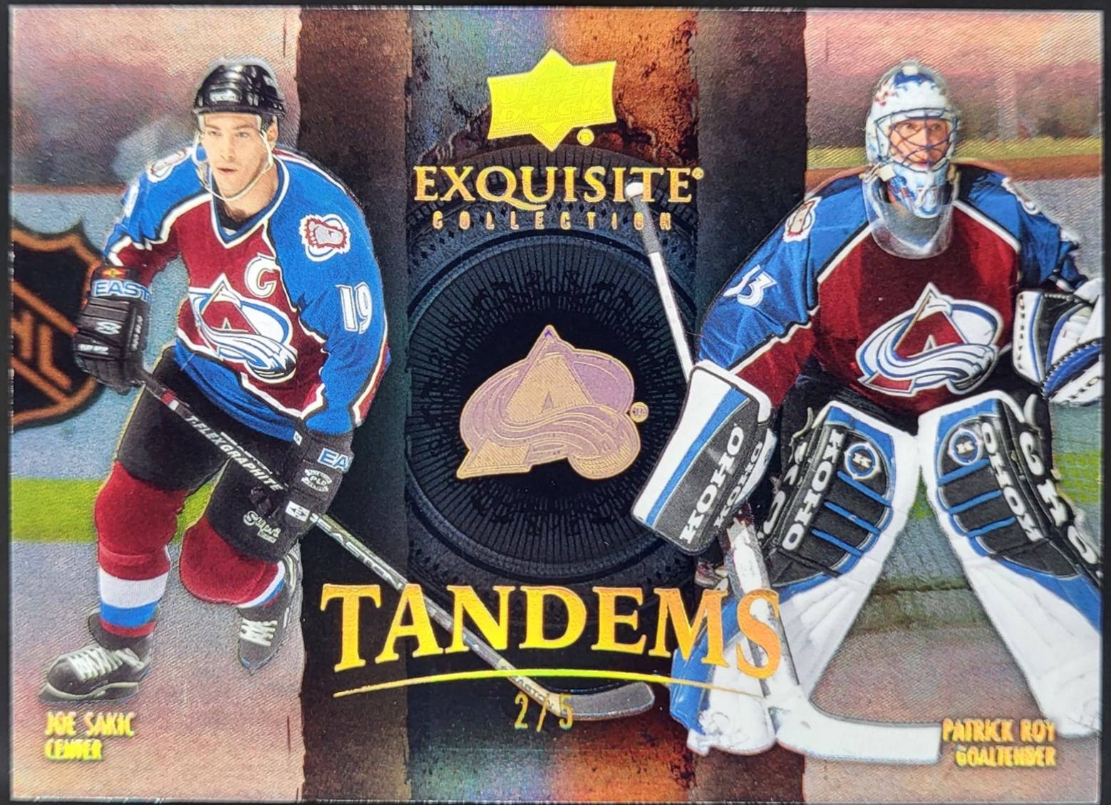 Joe Sakic / Patrick Roy [Gold Spectrum] #ET-RS