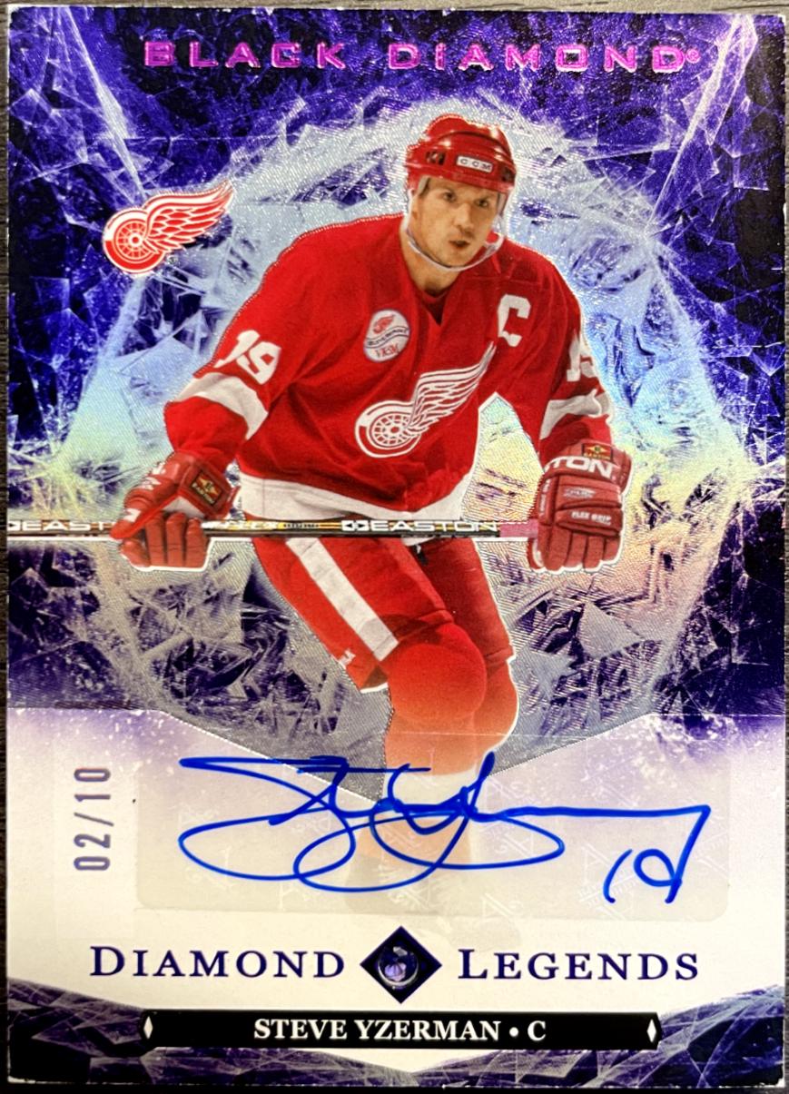Steve Yzerman [Purple Diamond Relic] #BDL-SY