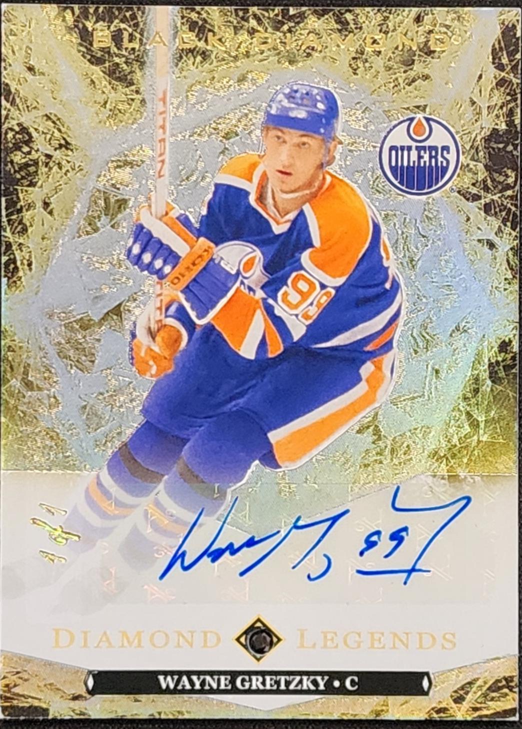 Wayne Gretzky [Pure Black Purple Diamond Relic] #BDL-WG