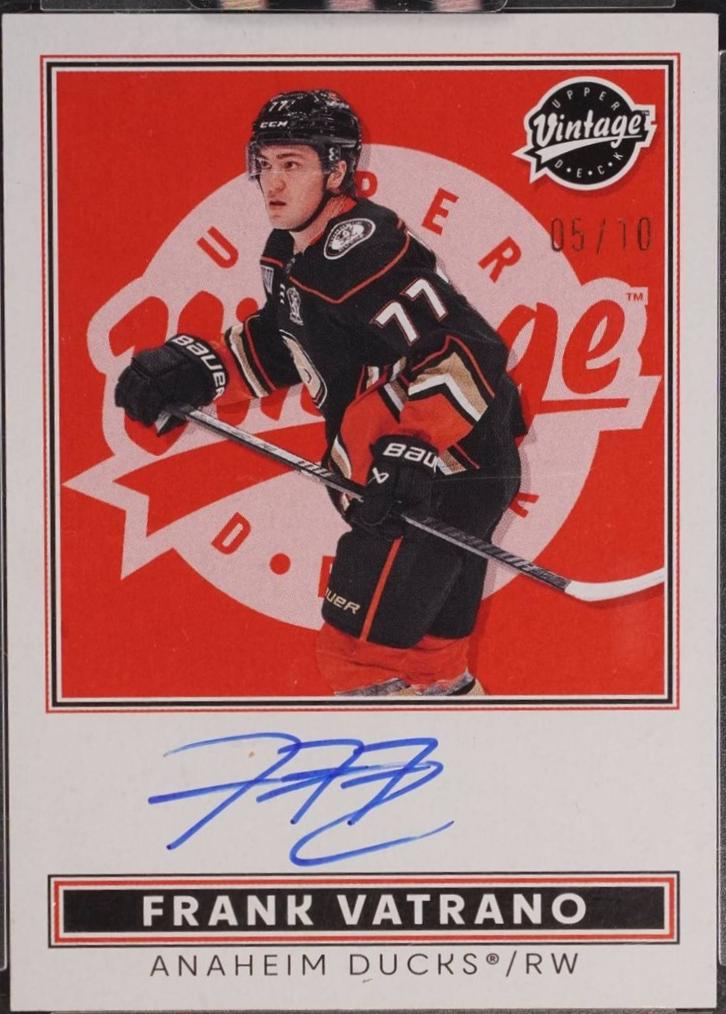 Frank Vatrano [Red] #VA-FV