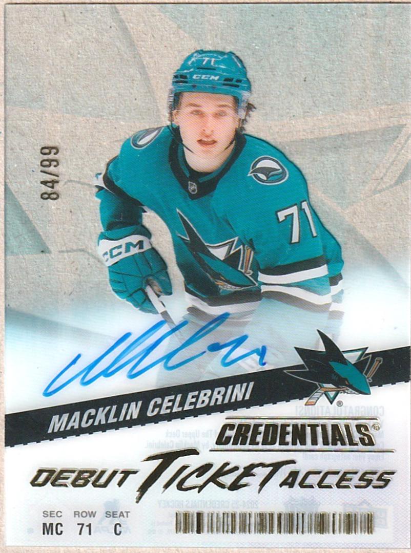 Macklin Celebrini #DTAA-MC