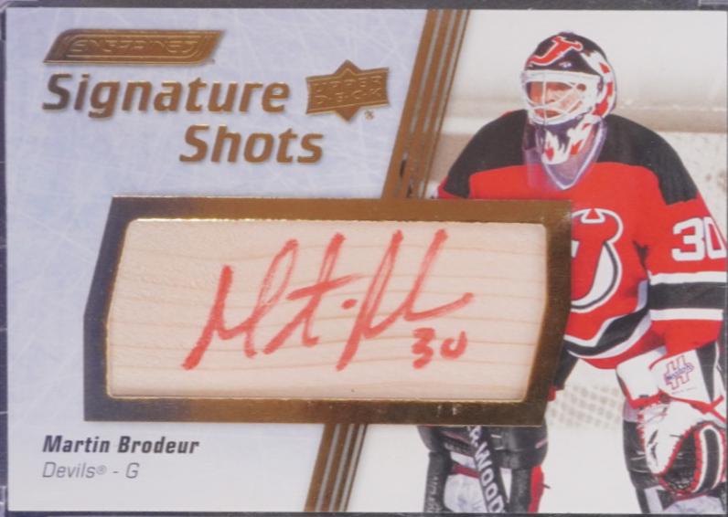 Martin Brodeur [Red Ink] #SS-MB
