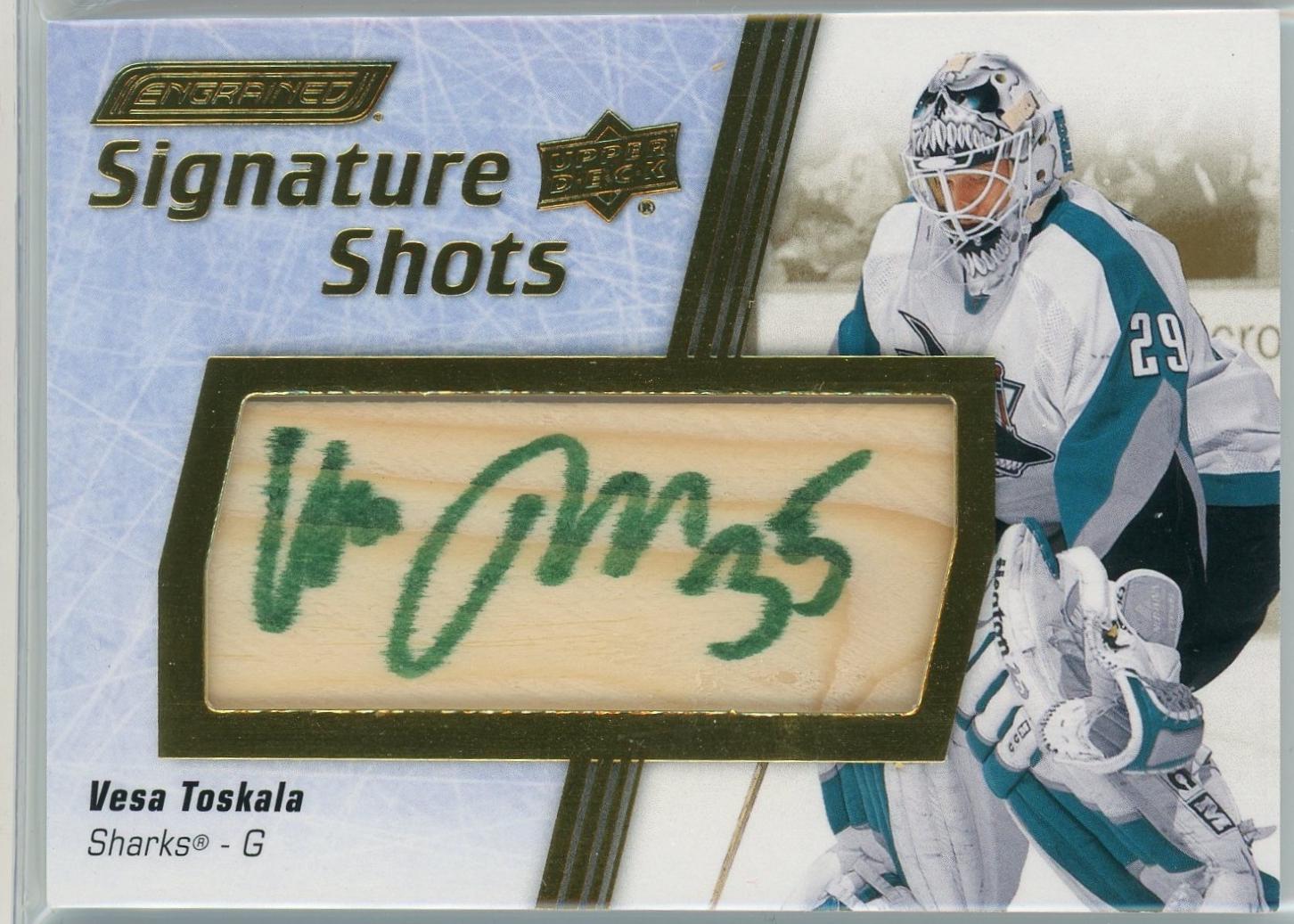 Vesa Toskala [Green Ink] #SS-VT