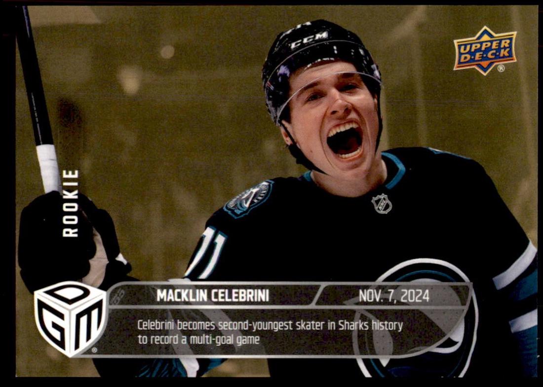 Macklin Celebrini [Gold] #19