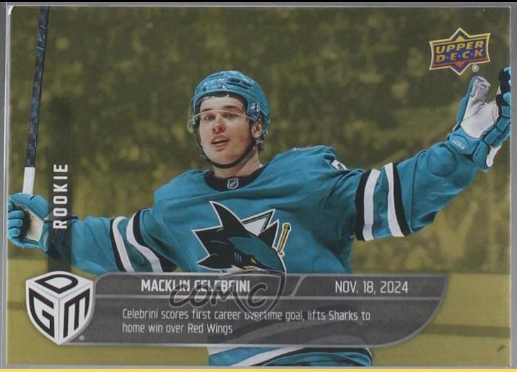 Macklin Celebrini [Gold] #23