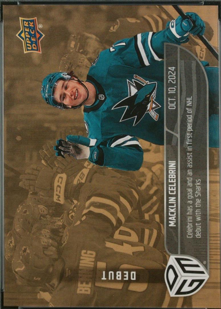 Macklin Celebrini [Gold] #5