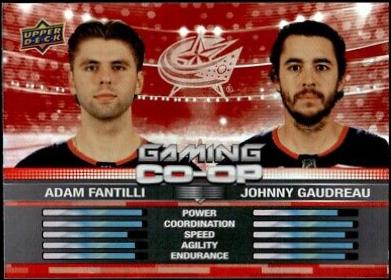Adam Fantilli / Johnny Gaudreau [Blue] #CGO-20
