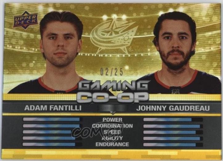 Adam Fantilli / Johnny Gaudreau [Gold] #CGO-20