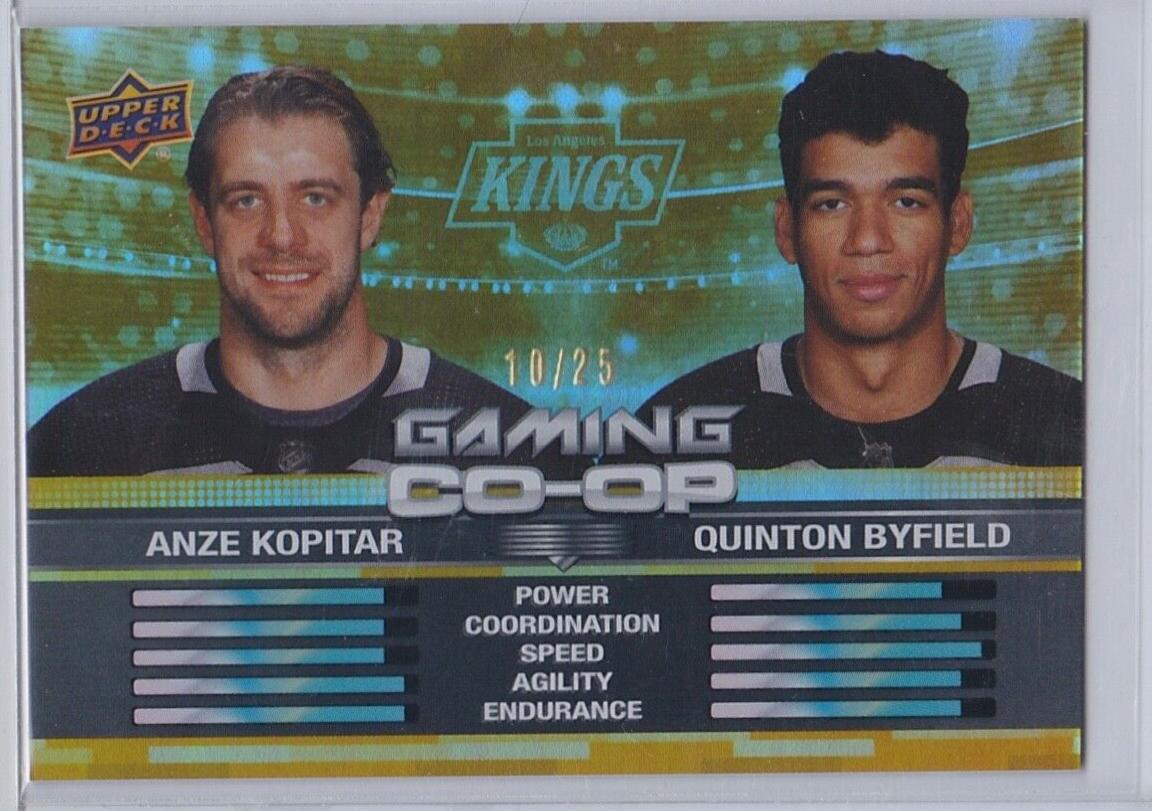 Anze Kopitar / Quinton Byfield [Gold] #CGO-18