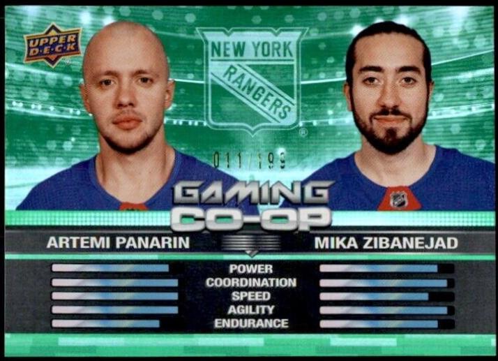 Artemi Panarin / Mika Zibanejad [Green] #CGO-13