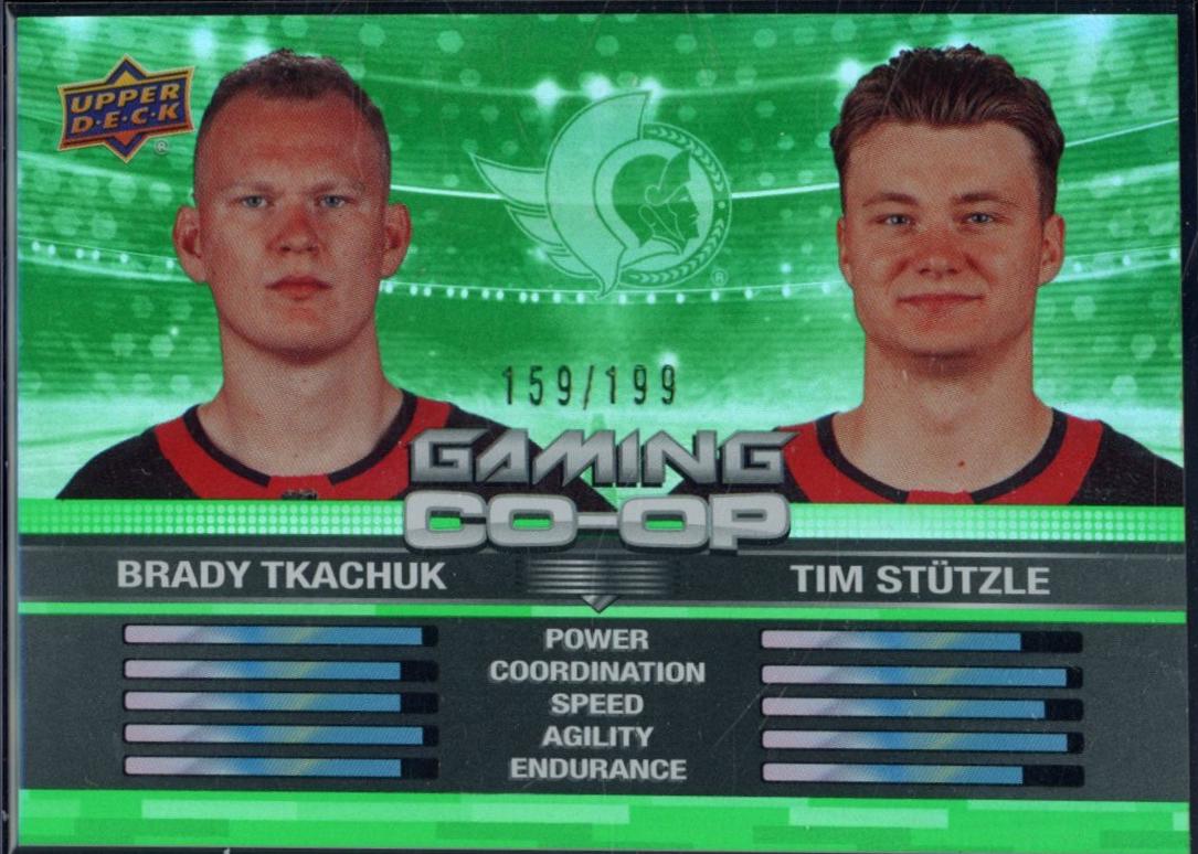 Brady Tkachuk / Tim Stutzle [Green] #CGO-12
