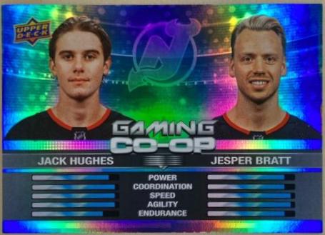 Jack Hughes / Jesper Bratt [Blue] #CGO-19