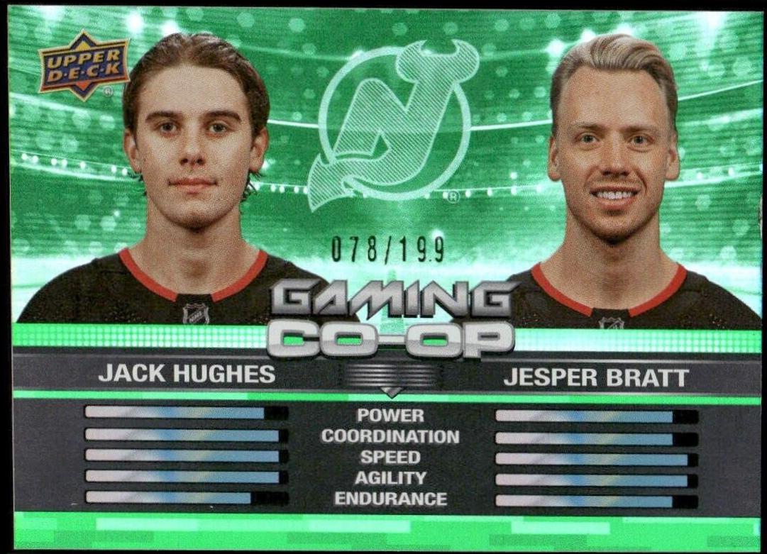 Jack Hughes / Jesper Bratt [Green] #CGO-19