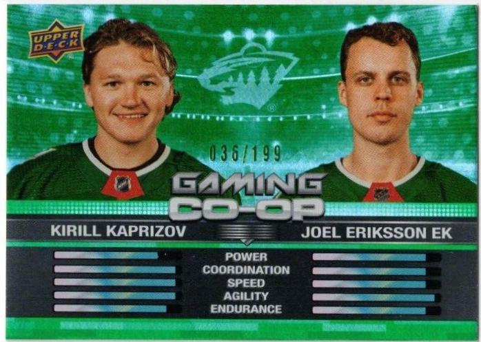 Kirill Kaprizov / Joel Eriksson Ek [Green] #CGO-10