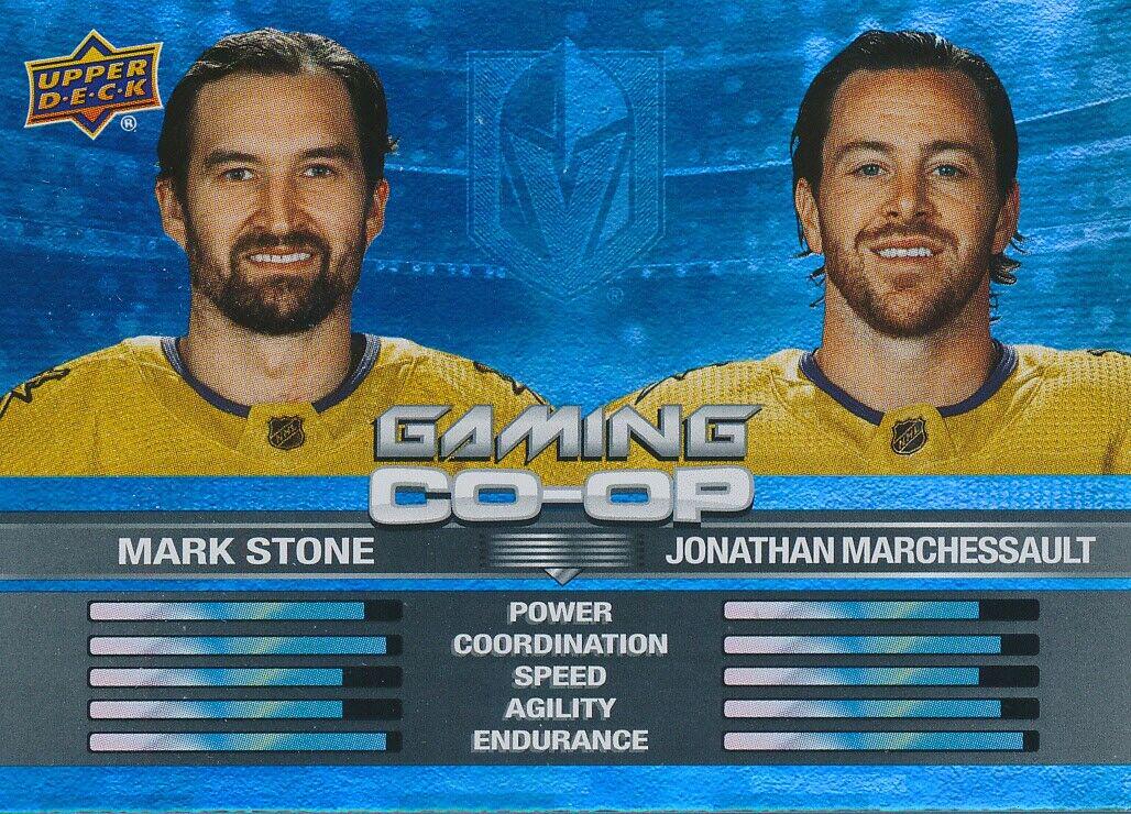 Mark Stone / Jonathan Marchessault [Blue] #CGO-9