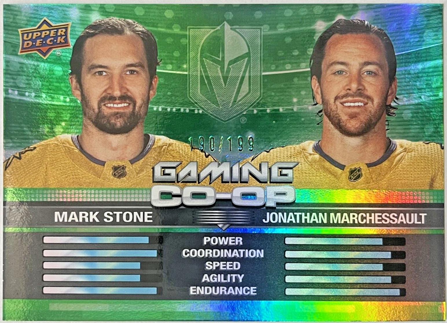 Mark Stone / Jonathan Marchessault [Green] #CGO-9