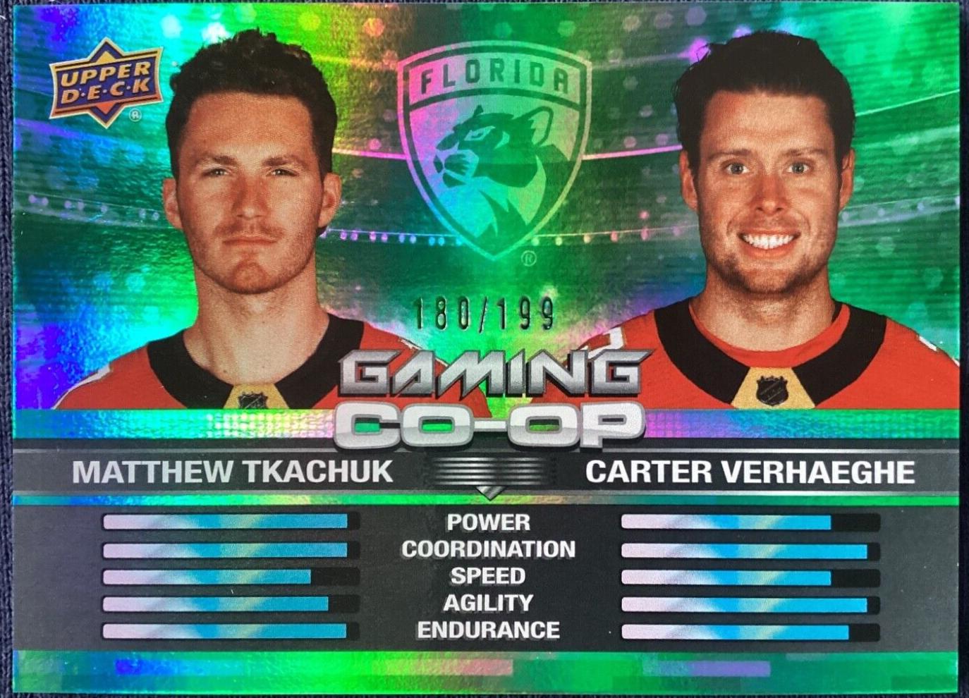 Matthew Tkachuk / Carter Verhaeghe [Green] #CGO-17