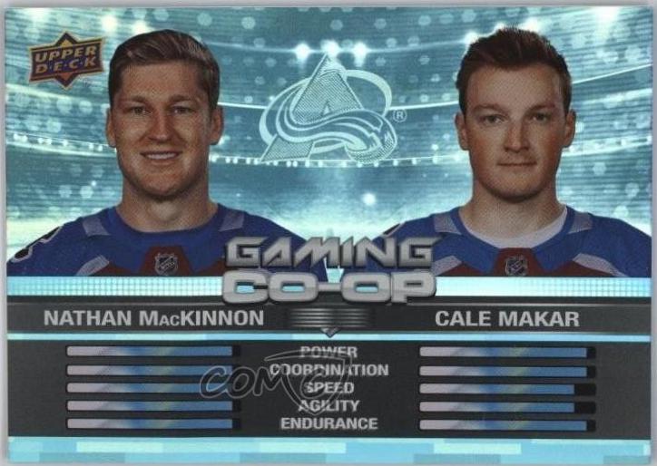 Nathan MacKinnon / Cale Makar [Blue] #CGO-8