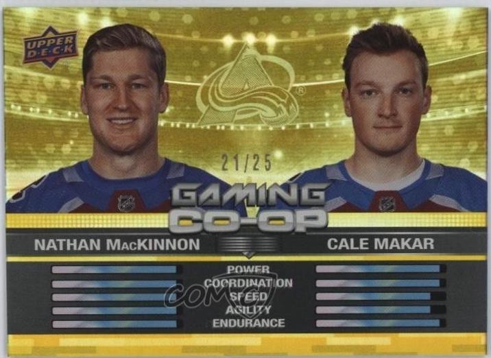 Nathan MacKinnon / Cale Makar [Gold] #CGO-8