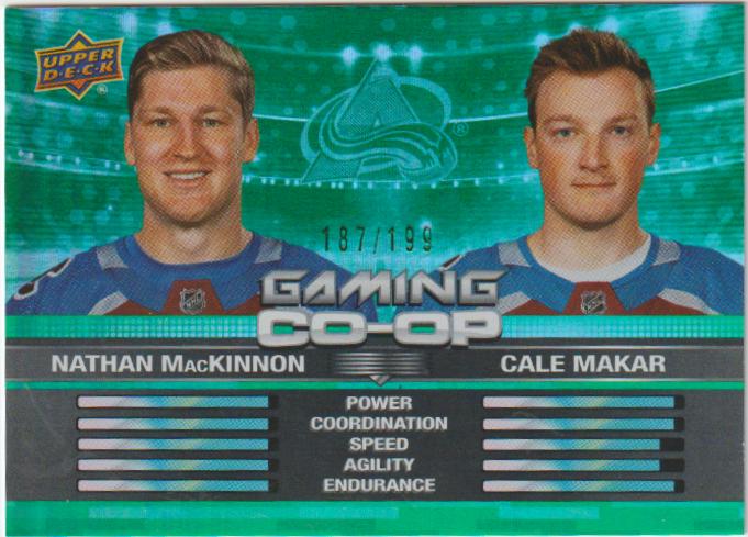Nathan MacKinnon / Cale Makar [Green] #CGO-8