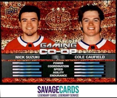 Nick Suzuki / Cole Caufield [Speckle] #CGO-24