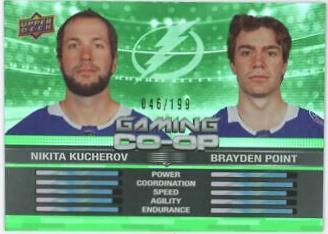 Nikita Kucherov / Brayden Point [Green] #CGO-7