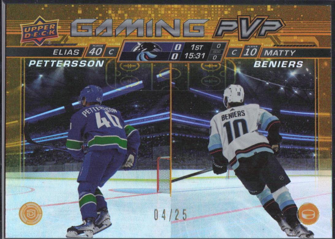 Elias Pettersson / Matty Beniers [Gold] #GPVP-22